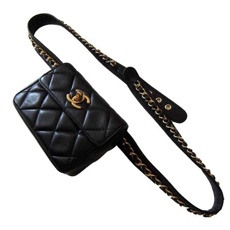 chanel chain waist pouch|chanel female belt.